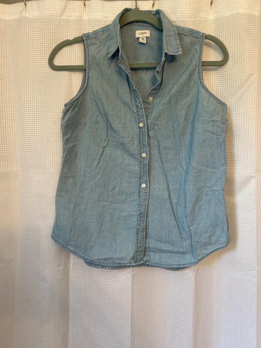 J.Crew Sleeveless Top XS Very Good