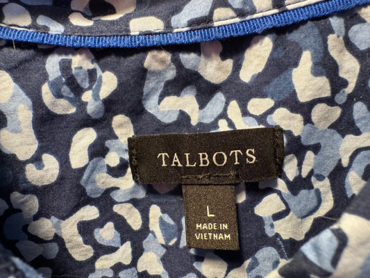 Talbots Long-sleeve blouse L New without tags