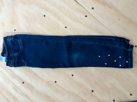 Carter's Kids jean with sparkles on bottom
