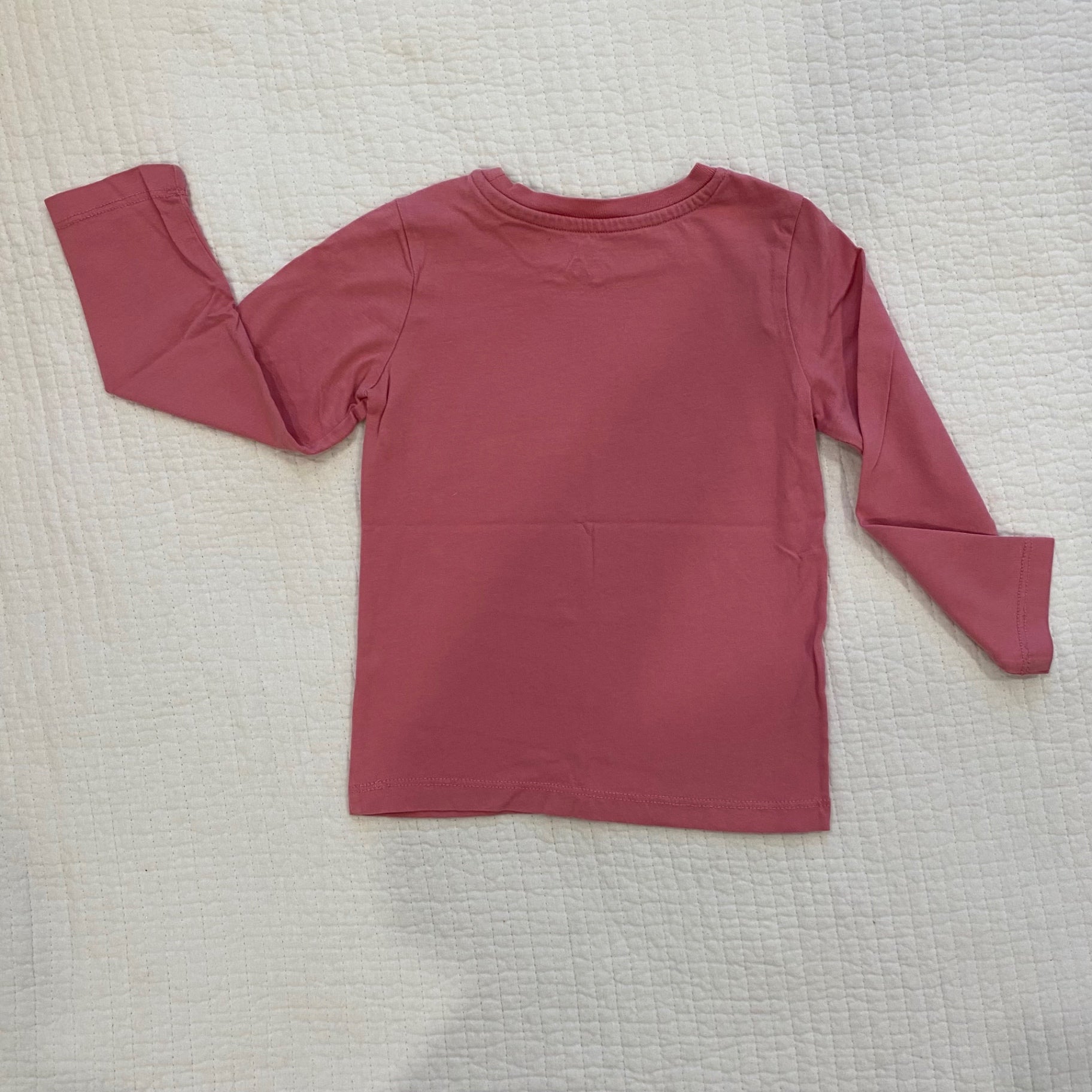 Primary Girl’s dusty rose Long Sleeve Top 3 Very Good