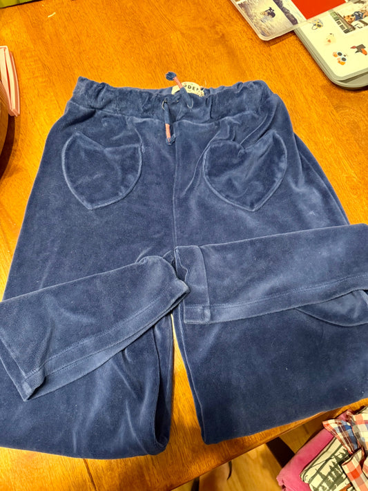 Mini Boden Pants 8/9 New without tags velvet flare with heart pockets