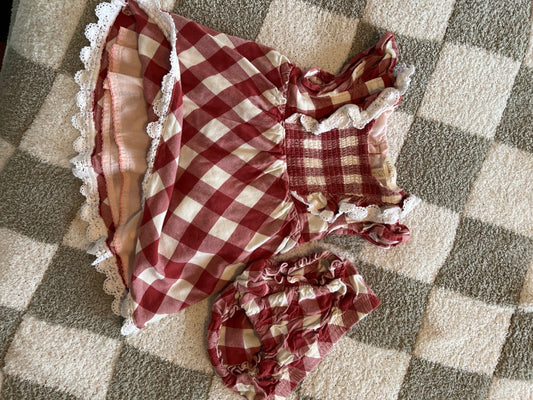 Matilda Jane Dress HEAVY double lined  w/ bloomer