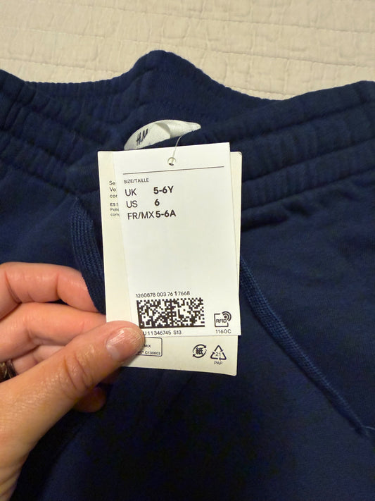 H&M Sweatpants 5/6 New with tags