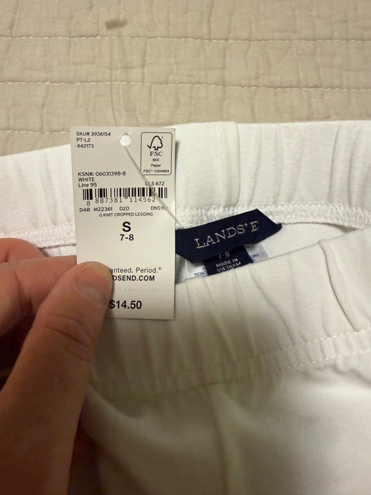 Lands' End Kids Leggings 7/8 kids New with tags
