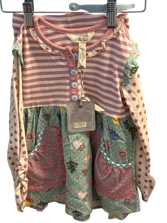 Matilda Jane Dress 18-2T Very Good