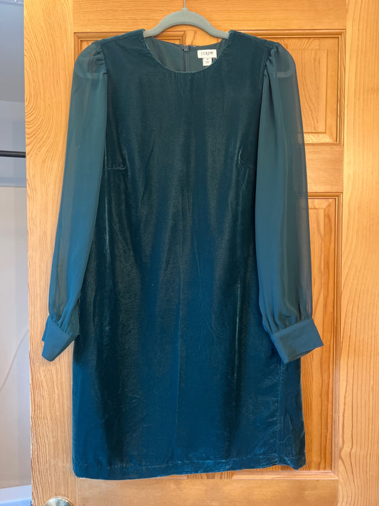 J.Crew Factory Velvet Dress 4 New without tags