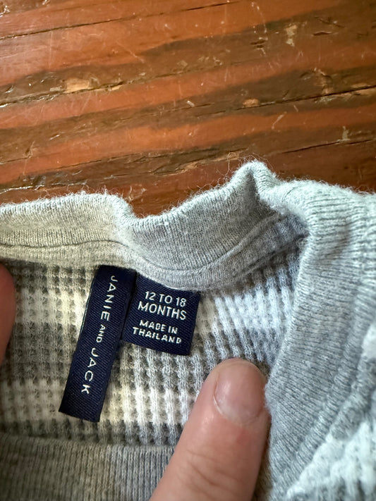 Janie & Jack Waffle Knit 12-18 months Very Good