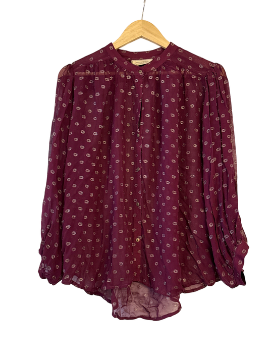 Anthropologie Blouse M Very Good