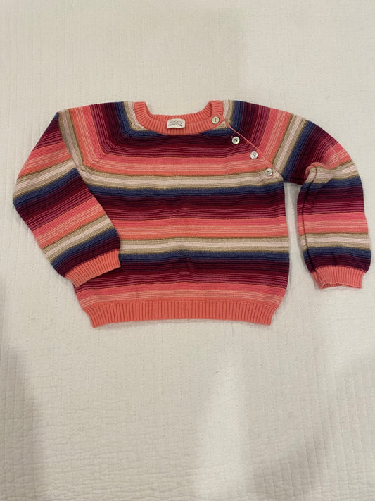 Egg by Susan lazar ombré stripe Sweater 4 years Very Good