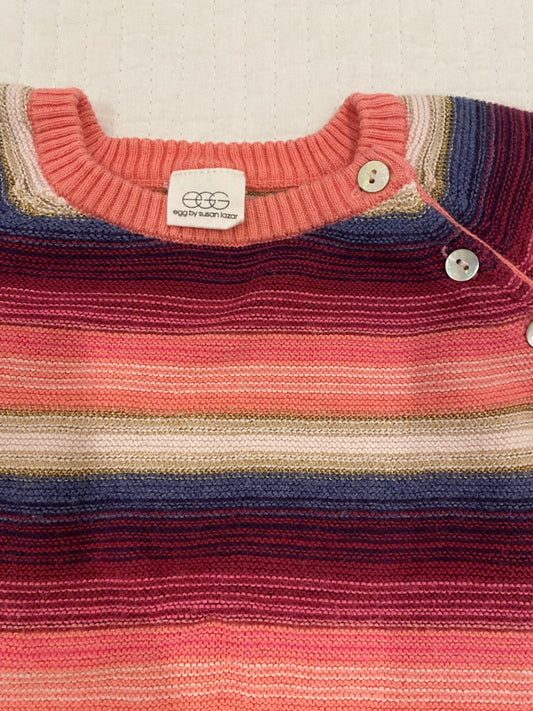 Egg by Susan lazar ombré stripe Sweater 4 years Very Good