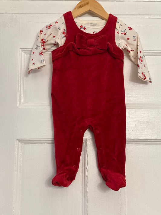 First Impressions Jumpsuit 3-6 mo. New with tags