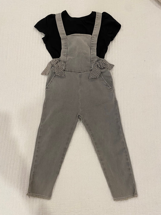 Zara baby girl overalls 3/4 years 104, good