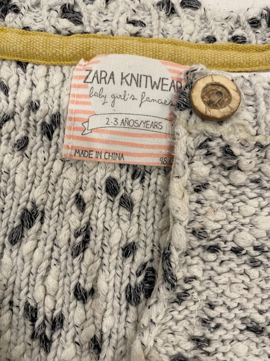 Zara Knitwear Cardigan 2-3 years Good