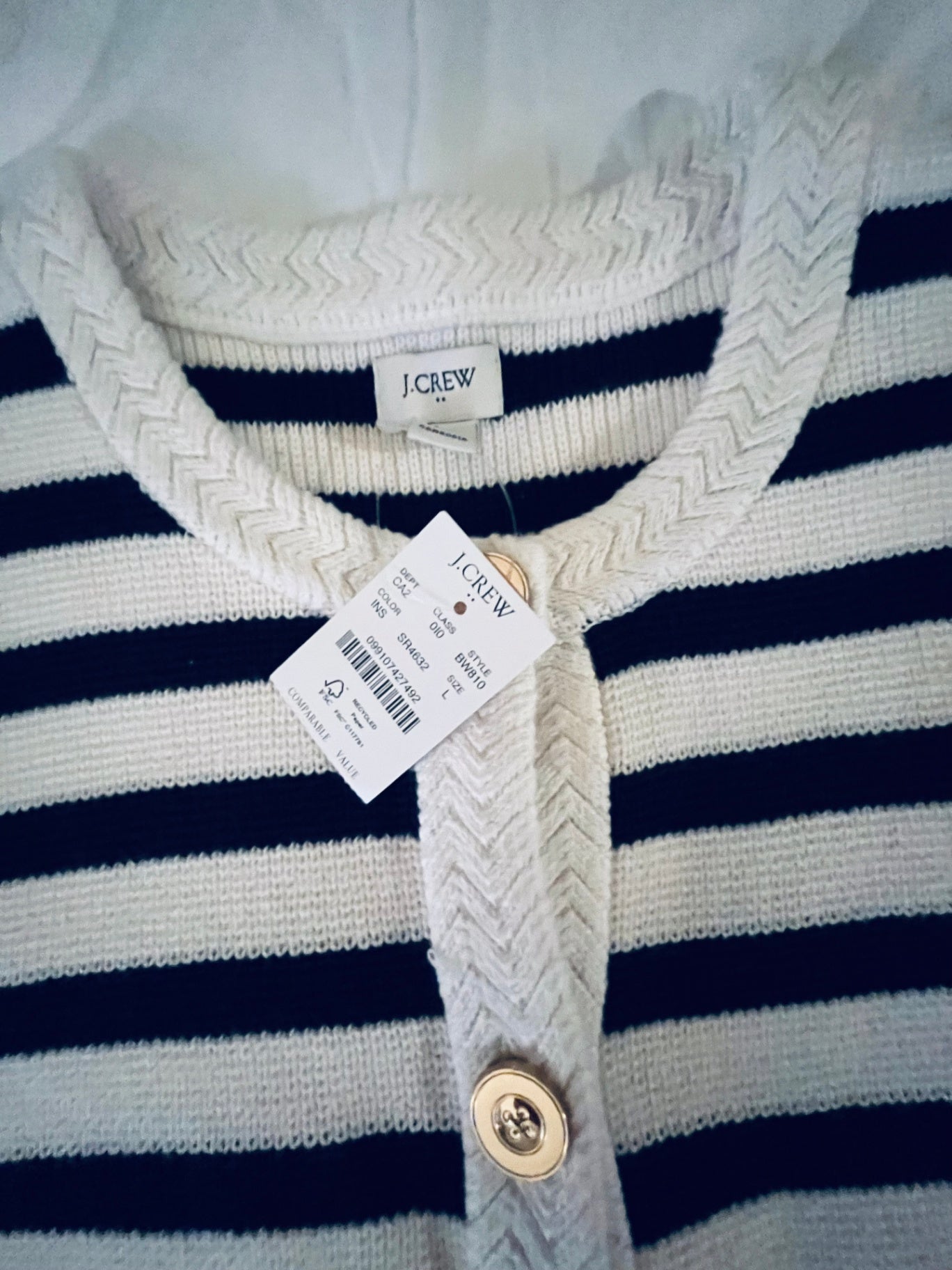 J. Crew Cardigan L New with tags