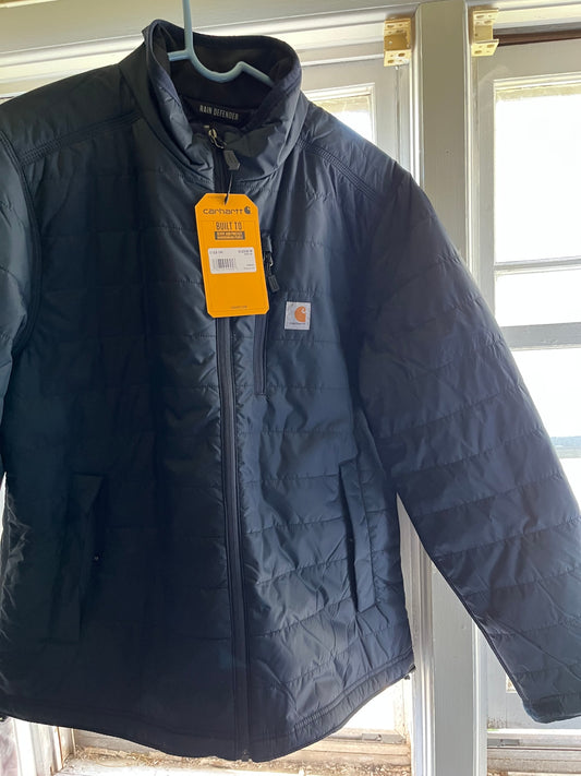 Carhartt Outerwear L New with tags Navy Rain Defender