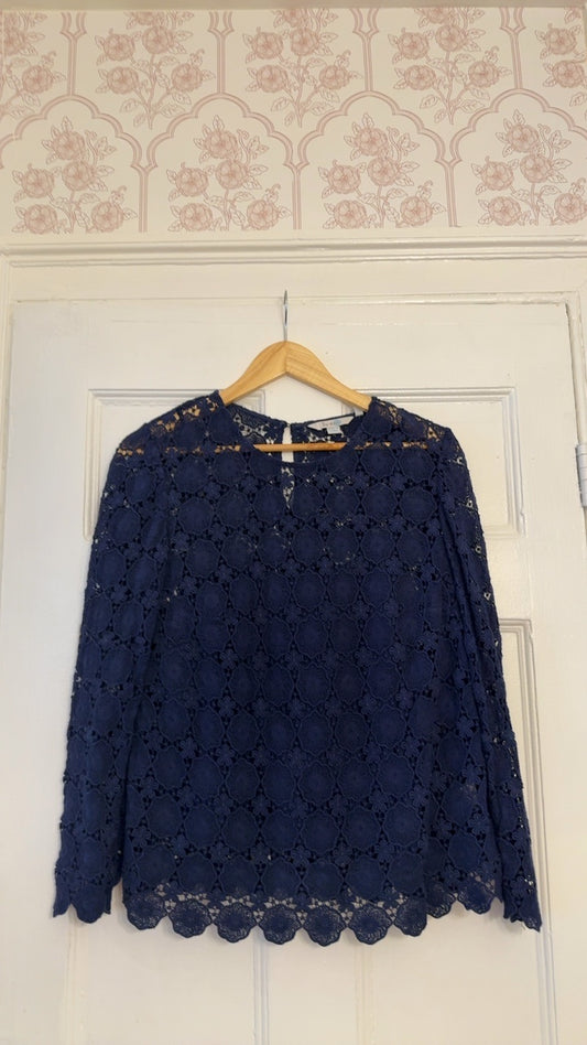 Boden Blouse 8 Very Good