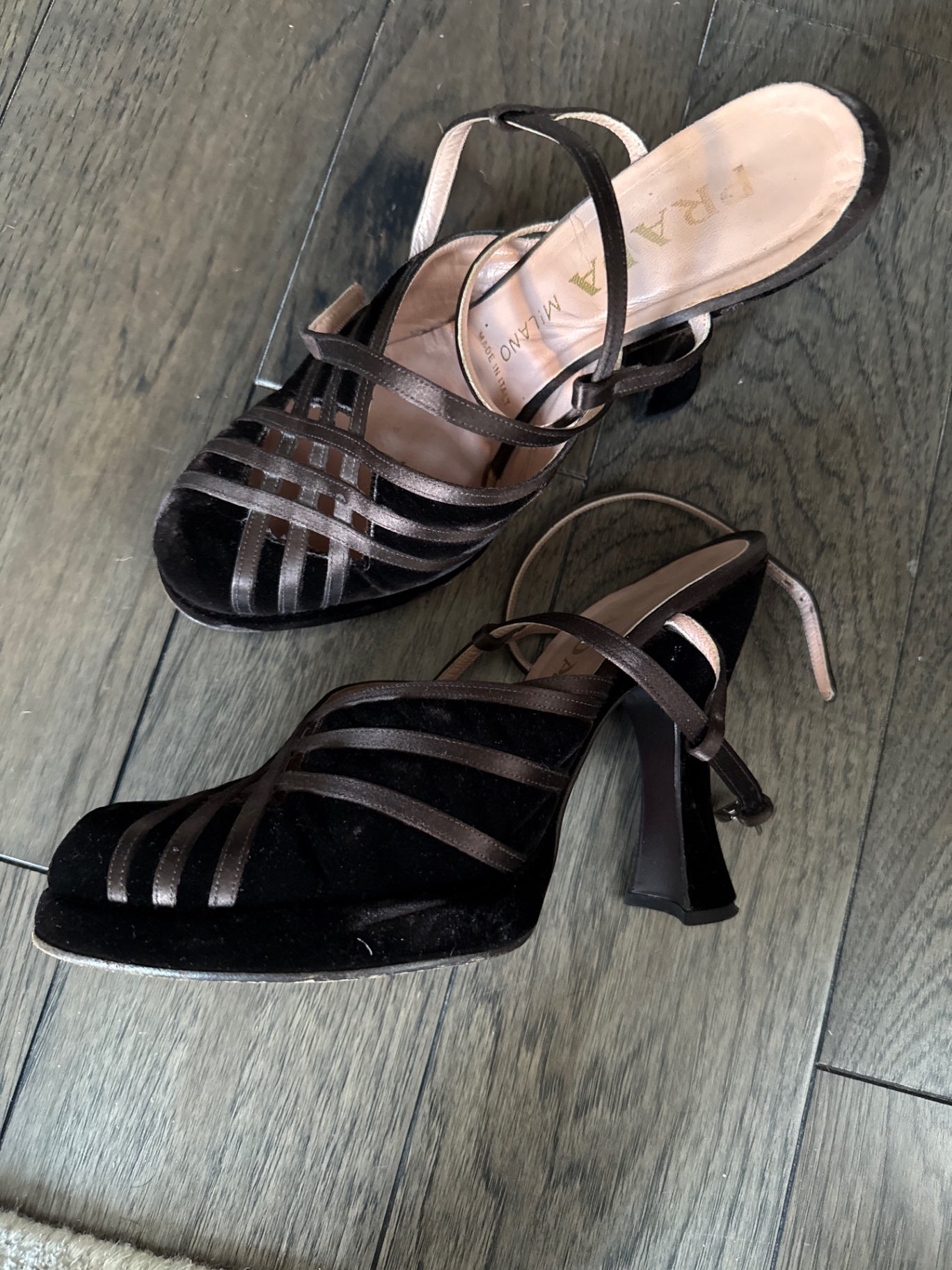 Prada Shoes 9 Very Good (velvet)