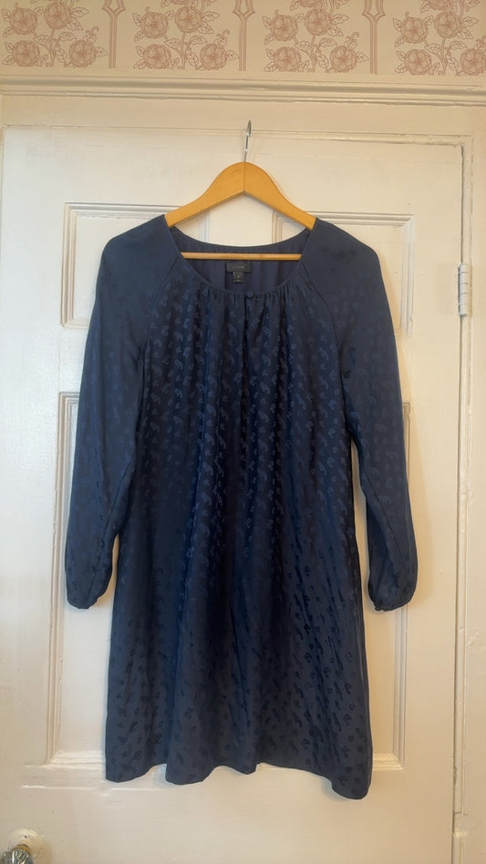 J.Crew Silk Dress 10 Very Good