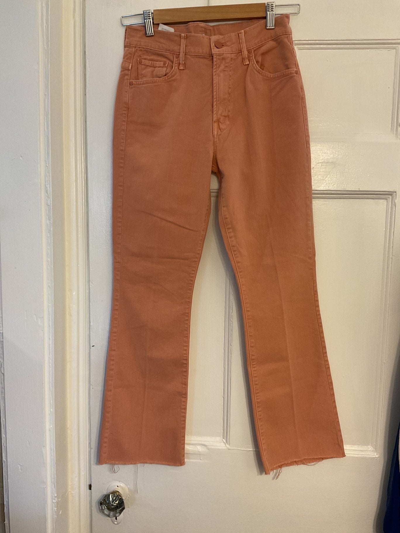 MOTHER Insider Ankle Fray Pants 28 Very Good