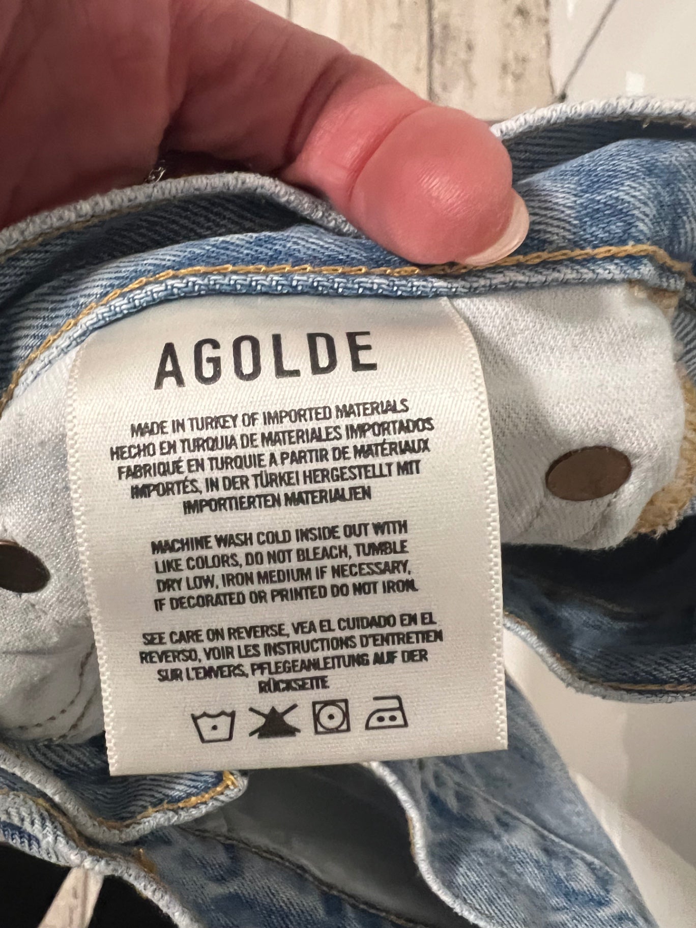 AGOLDE Parker Shorts 28