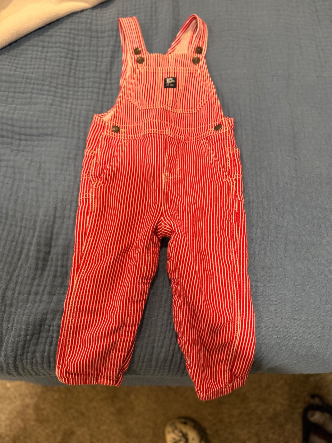OshKosh B'gosh Toddler Overalls 18 - 24mo. Very good