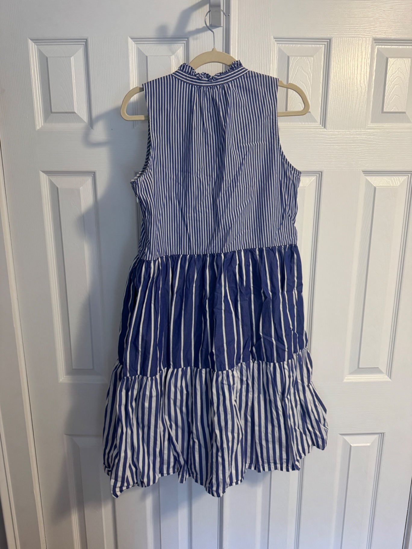 JCrew striped sleeveless dress
