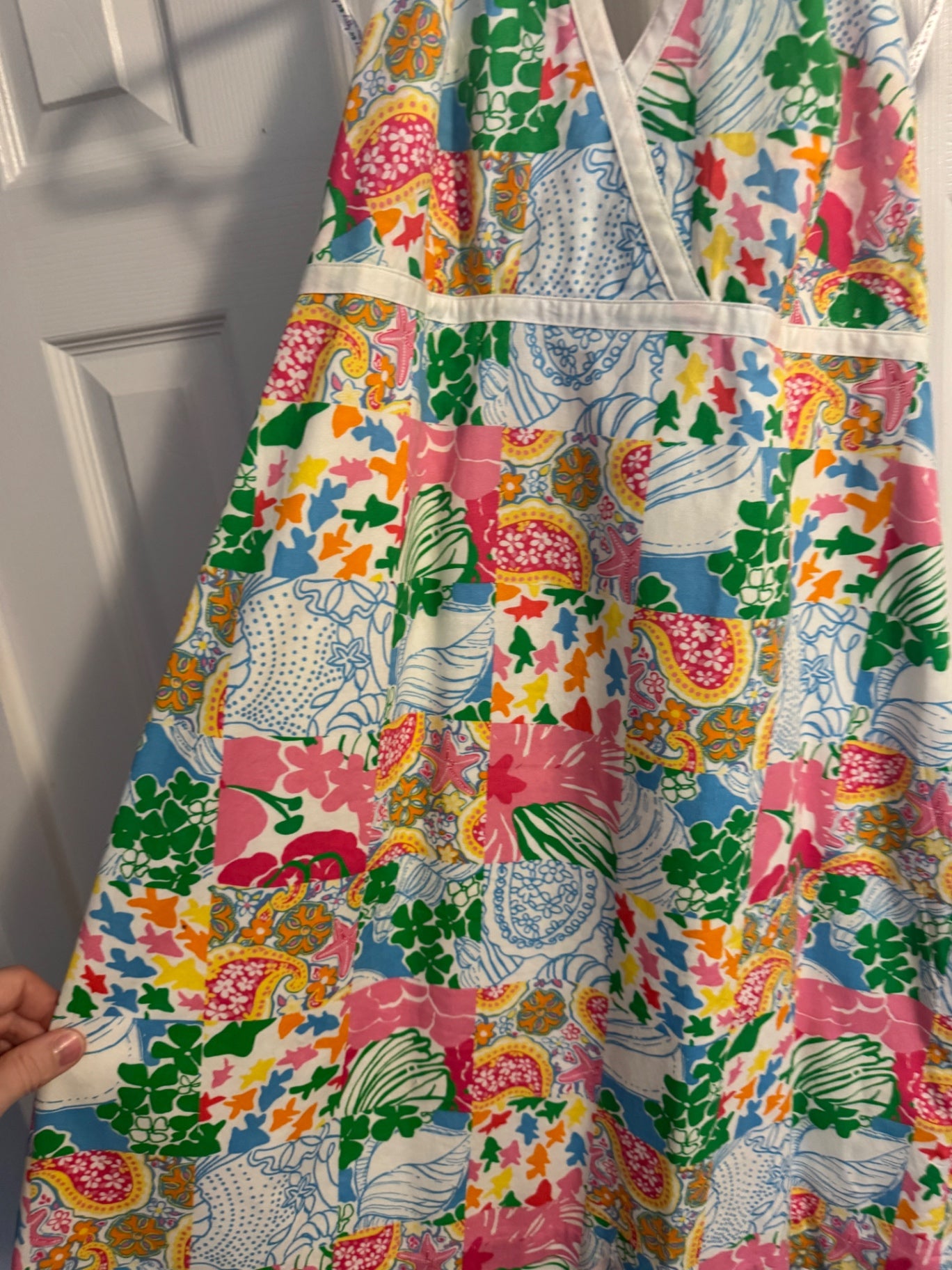 Lilly Pulitzer patchwork print dress