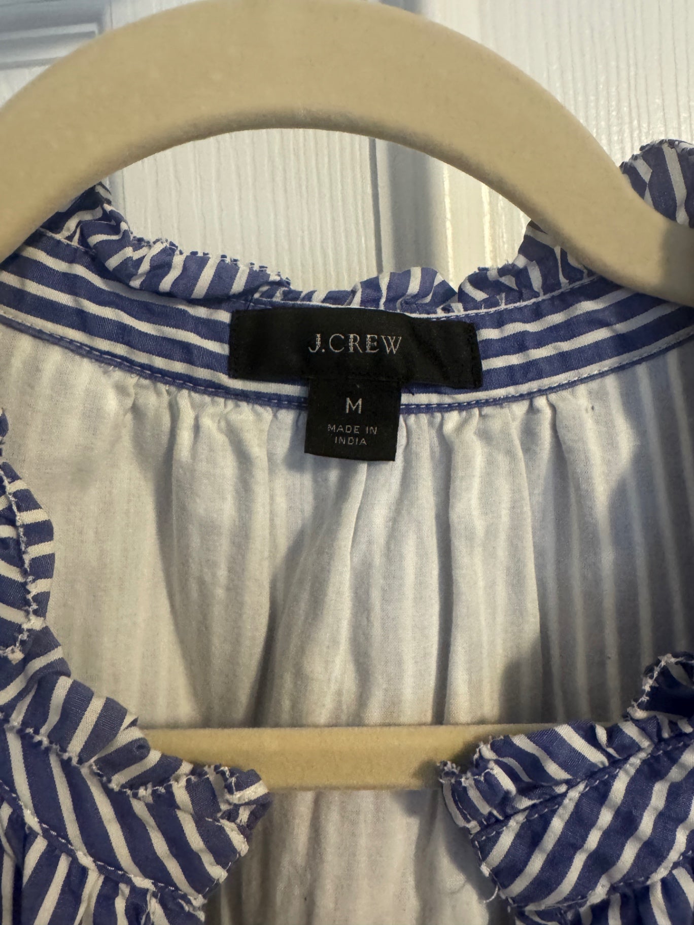 JCrew striped sleeveless dress