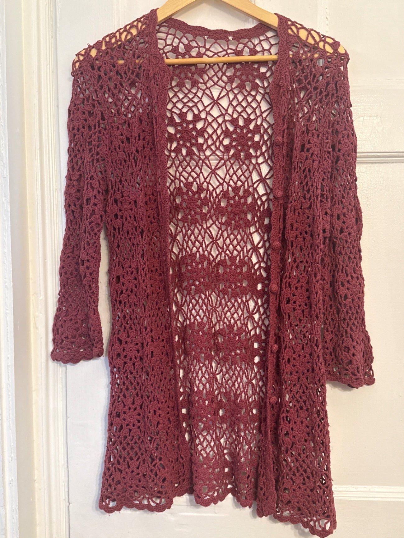 Vintage Crochet Sweater