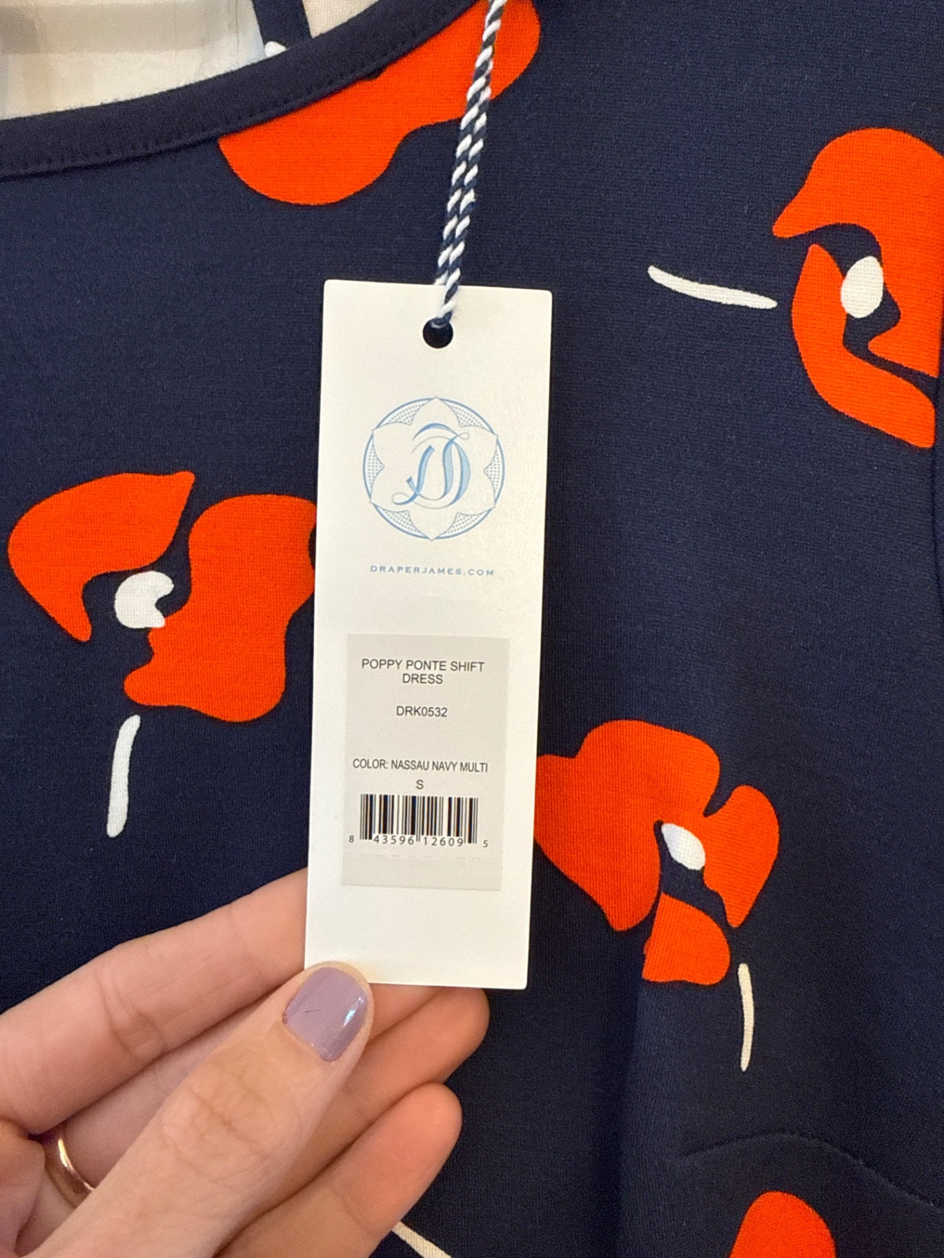 NWT Draper James Poppy Shift Dress S 