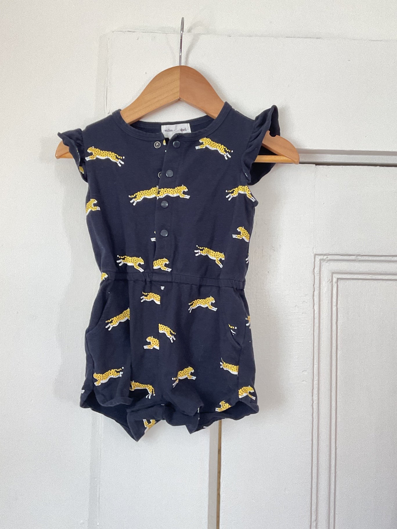 Miles the Label Romper 12 mo. Very Good