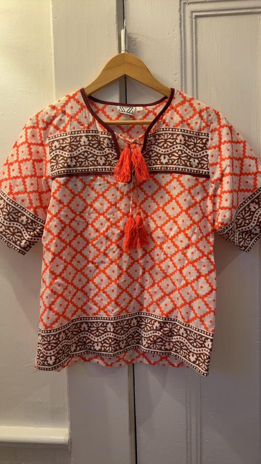 SZ Blockprints Top S Very Good