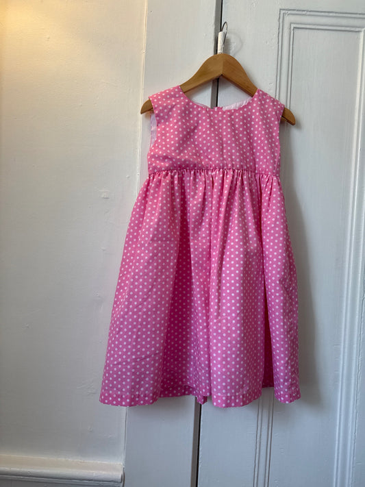 Vintage Cotton Dress 5/6Y Very Good