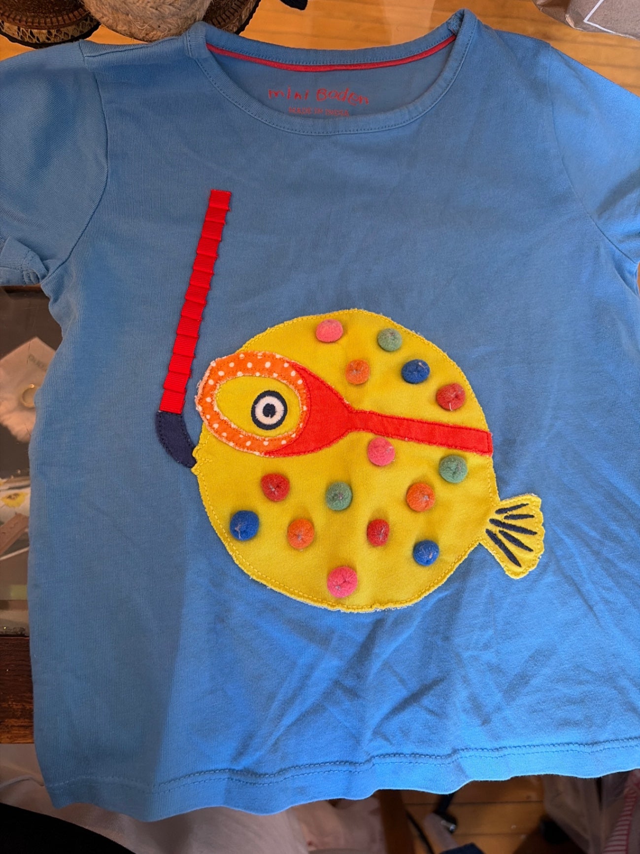Mini Boden T-Shirt 3-4 New without tags