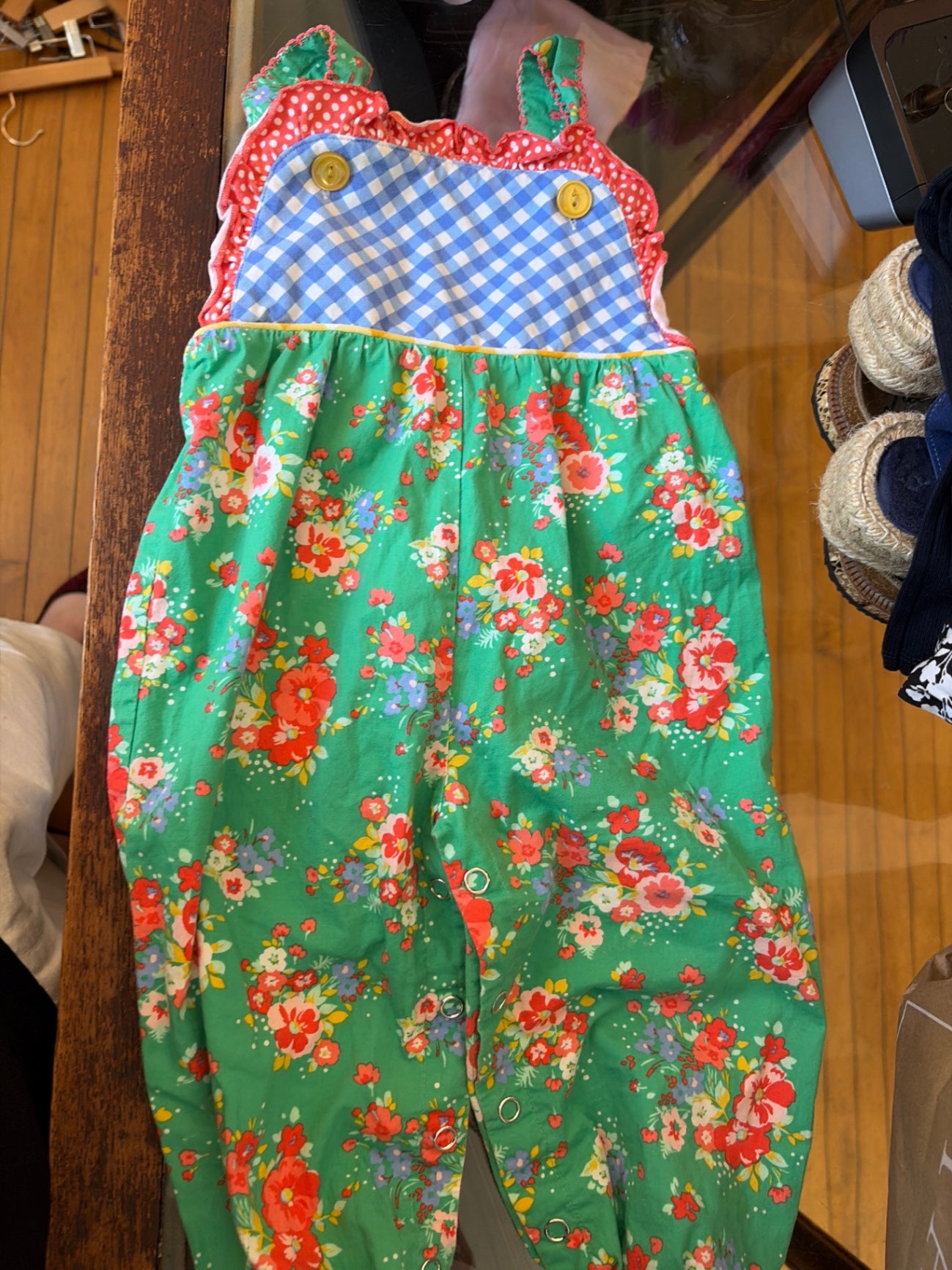 Shrimp and Grits Overalls 9m New without tags