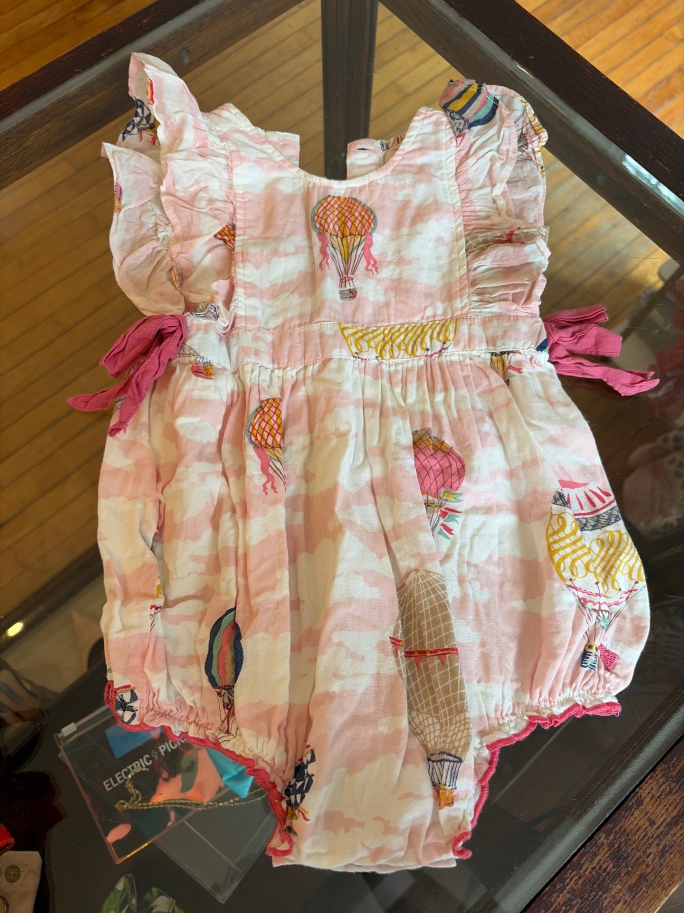 Pink Chicken Onesie 12-18 mo. Good