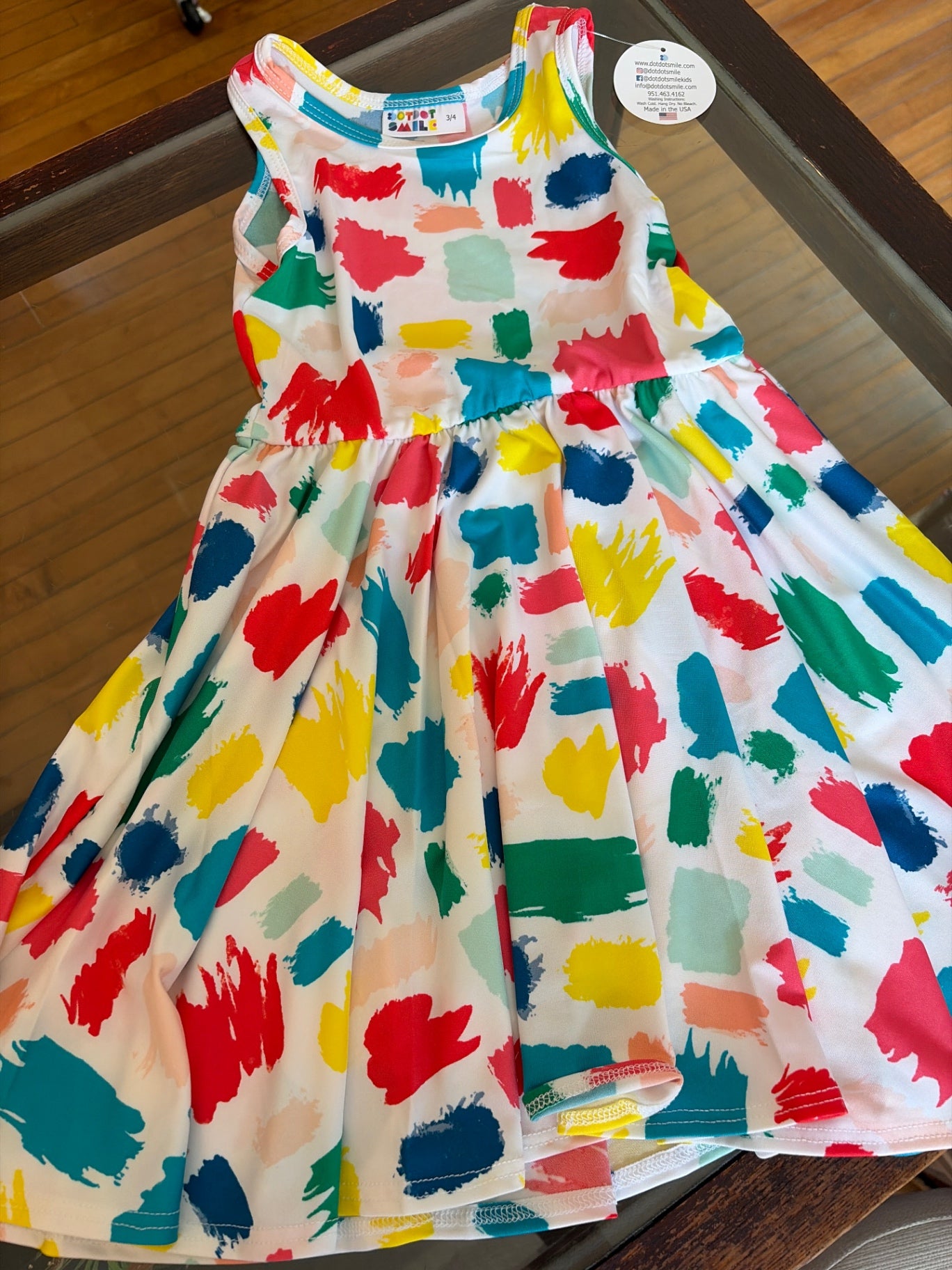 Dot Dot Smile Dress 3/4 New with tags