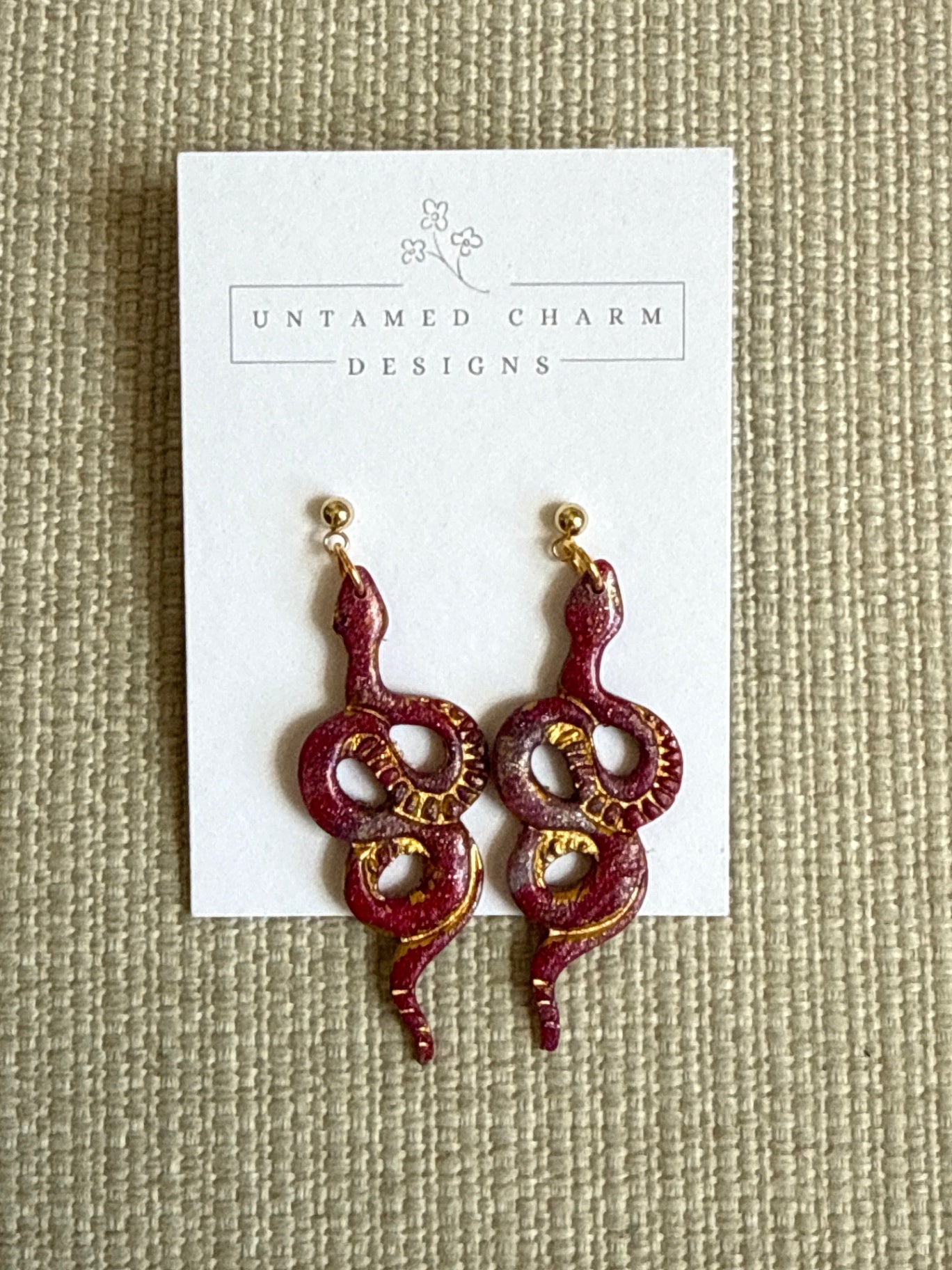 Untamed Charm Designs Earrings New with tags