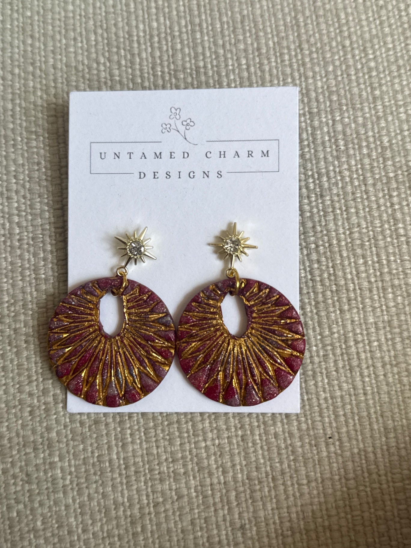Untamed Charm Designs Earrings New with tags