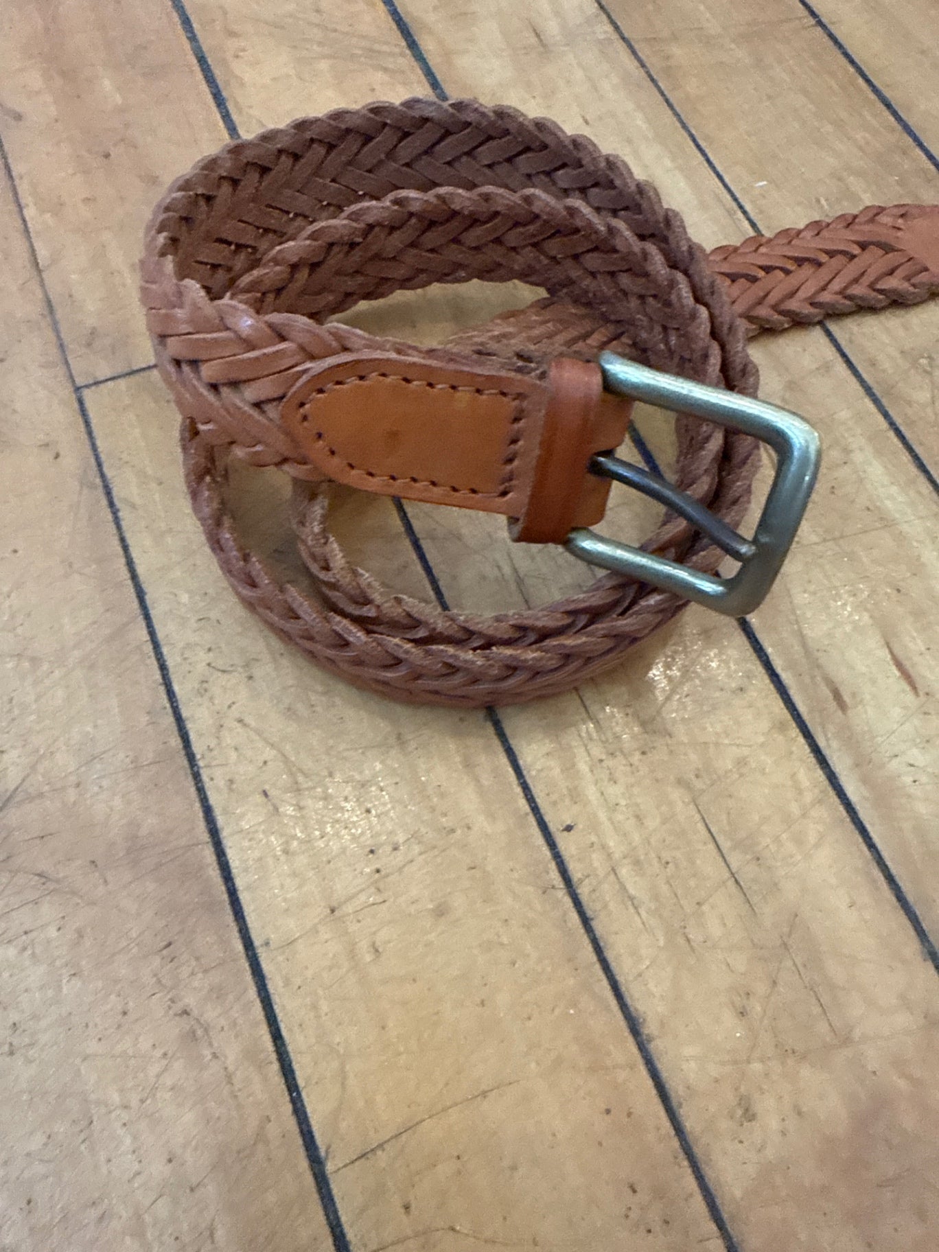 Made in England leather belt 