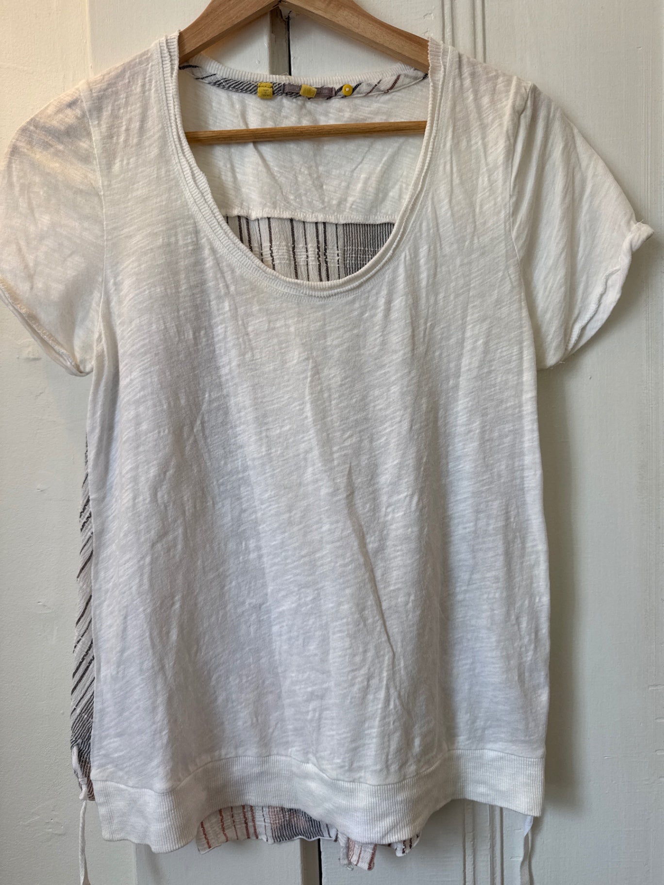 Little Yellow Button Top S Very Good