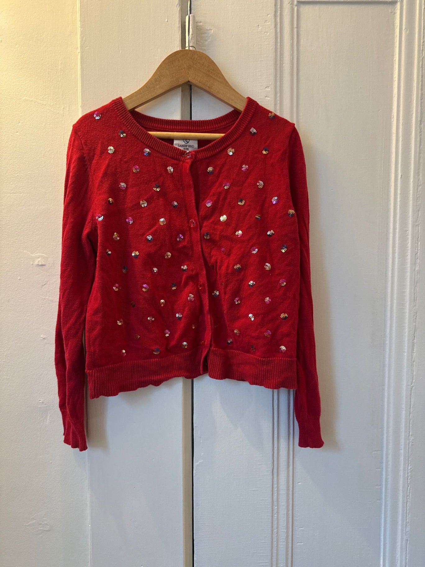 Lands' End Kids Sweater 6/7 AS IS 