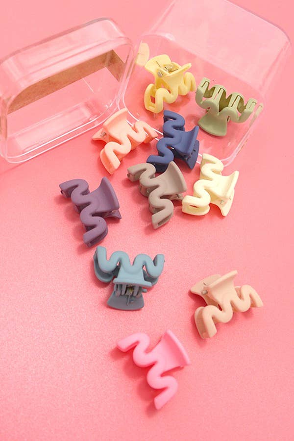 MINI PACK OF 10 FLOWER WAIVY RECTANGLE IN A CASE | 40H842: WAIVY